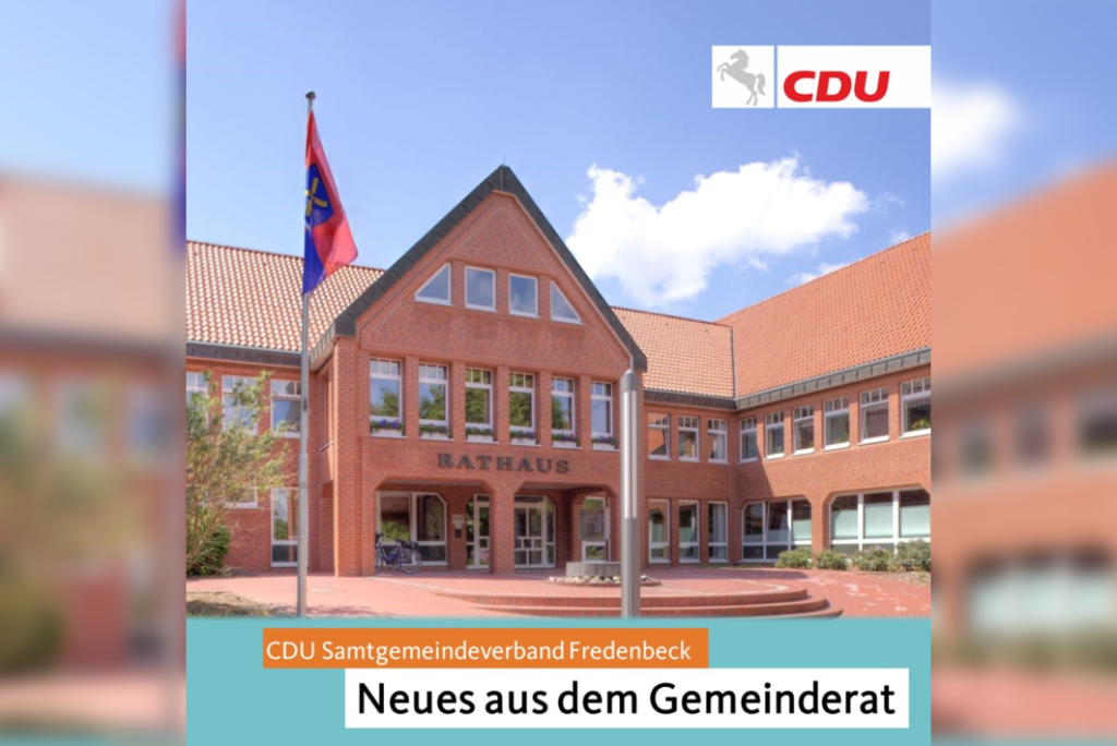 CDU-Fraktion im Gemeinderat Fredenbeck setzt sich für eine weitere Sporthalle in Fredenbeck ein